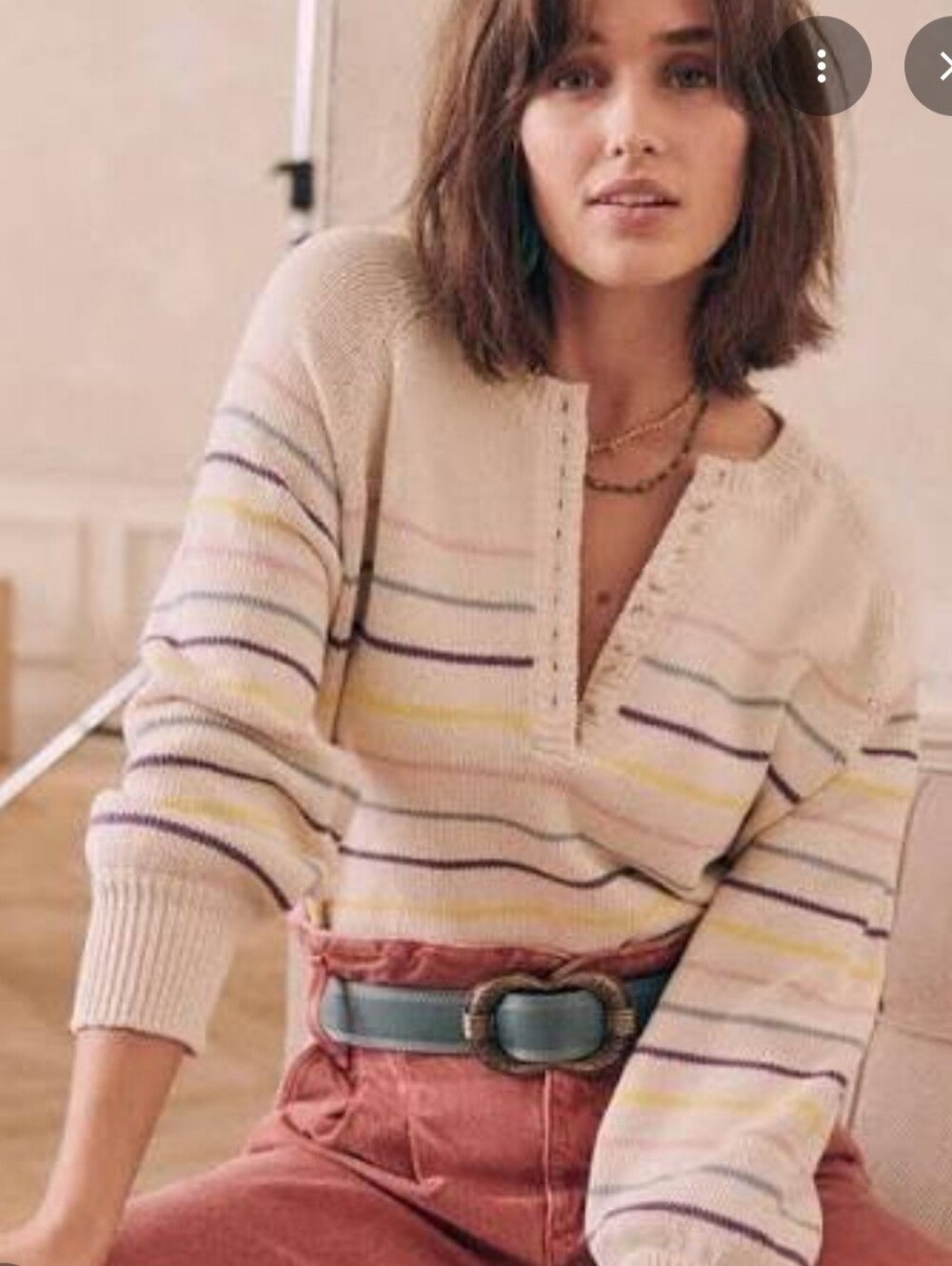 Sezene Leontine jumper, rare color (solidarity creation)